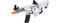 Lancer Tactical Enforcer NEEDLETAIL Skeleton AEG w/ Alpha Stock (WHITE/BLACK) - ssairsoft.com