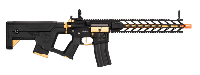 Lancer Tactical Enforcer NIGHT WING Skeleton AEG, Gold - ssairsoft.com