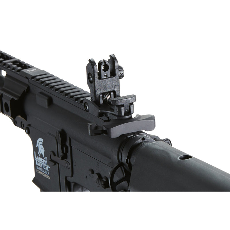 Lancer Tactical Enforcer Hybrid Gen-2 Battle Hawk 7" Rail AEG Rifle, Black - ssairsoft