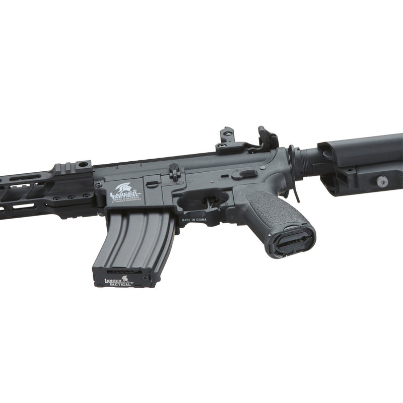 Lancer Tactical Enforcer Hybrid Gen-2 Battle Hawk 7" Rail AEG Rifle, Black - ssairsoft