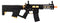 Lancer Tactical Enforcer BATTLE HAWK 7" Skeleton AEG w/ Alpha Stock, Gold - ssairsoft.com