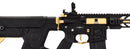 Lancer Tactical Enforcer BATTLE HAWK 7" Skeleton AEG w/ Alpha Stock, Gold - ssairsoft.com