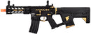 Lancer Tactical Enforcer BATTLE HAWK 7" Skeleton AEG w/ Alpha Stock, Gold - ssairsoft.com