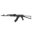 Lancer Tactical x Kalashnikov USA Licensed KR-103 Airsoft AEG Rifle with Triangle Stock (Color: Black) - ssairsoft