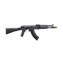 Lancer Tactical x Kalashnikov USA Licensed KR-104 SBR Airsoft AEG Rifle with Folding Stock (Color: Black) - ssairsoft