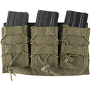 Lancer Tactical 1000D Nylon MOLLE Triple AR Mag Pouch - GREEN - ssairsoft