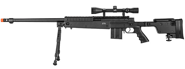 Well MB4407BAB Bolt Action Rifle w/ Scope and Bipod - ssairsoft.com