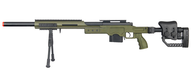 WELL MB4410GBIP BOLT ACTION RIFLE w/BIPOD (COLOR: OD GREEN) - ssairsoft.com