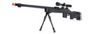 WellFire M40A3 Bolt Action Sniper Rifle w/ Scope (BLACK) - ssairsoft.com