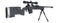 WellFire M40A3 Bolt Action Sniper Rifle w/ Scope (BLACK) - ssairsoft.com