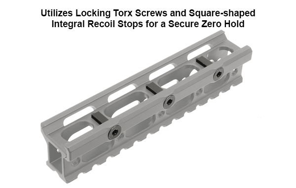 UTG® Super Slim Picatinny Riser Mount, 1" Height, 13 Slots - ssairsoft.com