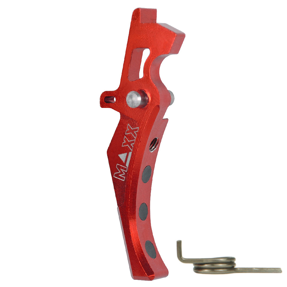 Maxx ModelAirsoft Trigger Style D Red For Ver. 2 AEG Gear Box - ssairsoft.com