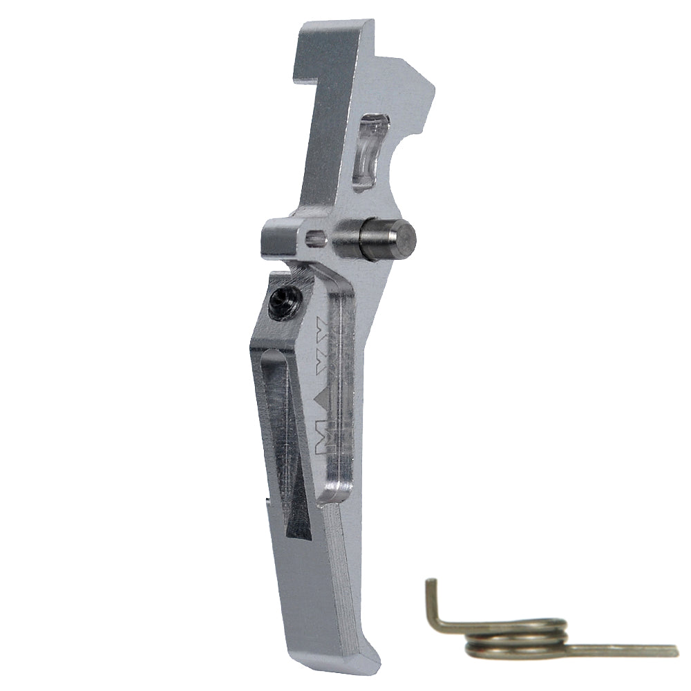 Maxx Model CNC Aluminum Advanced Trigger (Style E) (Silver) - ssairsoft.com