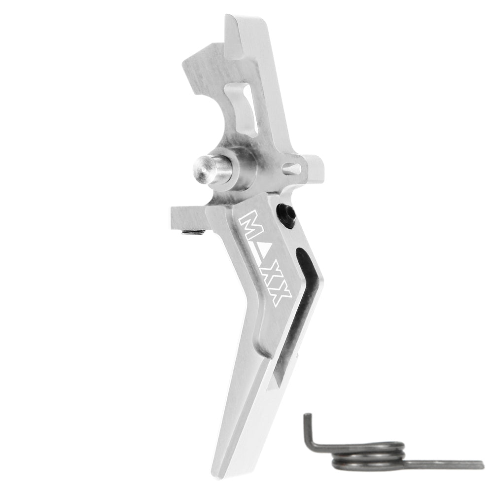 Maxx Model CNC Aluminum Advanced Speed Trigger (Style A) (Silver) - ssairsoft.com