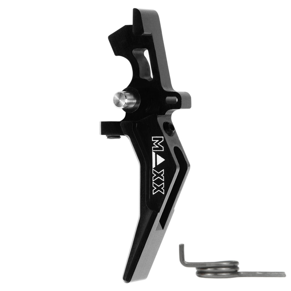 Maxx Model CNC Aluminum Advanced Speed Trigger (Style B) (Black) - ssairsoft.com