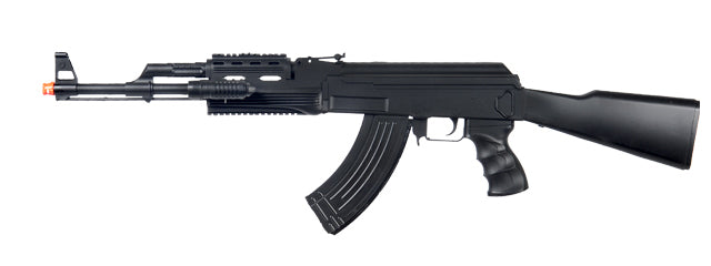 UKARMS P48 Tactical AK-47 Spring Rifle with Laser and Flashlight - ssairsoft.com