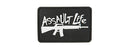 G-FORCE ASSAULT LIFE PVC MORALE PATCH (BLACK) - ssairsoft.com