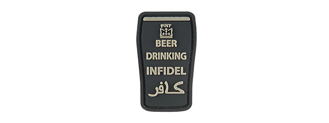 G-FORCE BEER DRINKING INFIDELS MORALE PATCH - ssairsoft.com
