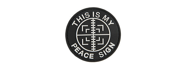 G-FORCE THIS IS MY PEACE SIGN PVC PATCH - ssairsoft.com