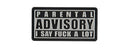 G-FORCE PARENTAL ADVISORY PVC MORALE PATCH - ssairsoft.com