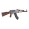 Lancer Tactical Airsoft Full Metal AK-47 AEG w/ Battery and Charger (Color: Black / Faux Wood) - ssairsoft