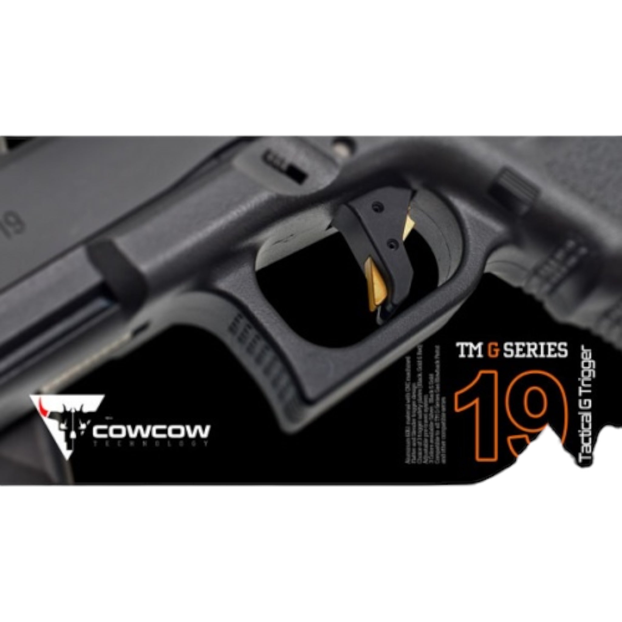 CowCow Technology Tactical G Trigger for Tokyo Marui Glock & Action Army AAP01 - ssairsoft