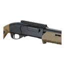 Golden Eagle Airsoft M870 MP M-LOK Style 3/6-Shot Pump Action Gas Shotgun w/ Shell Holder (Tan) - ssairsoft