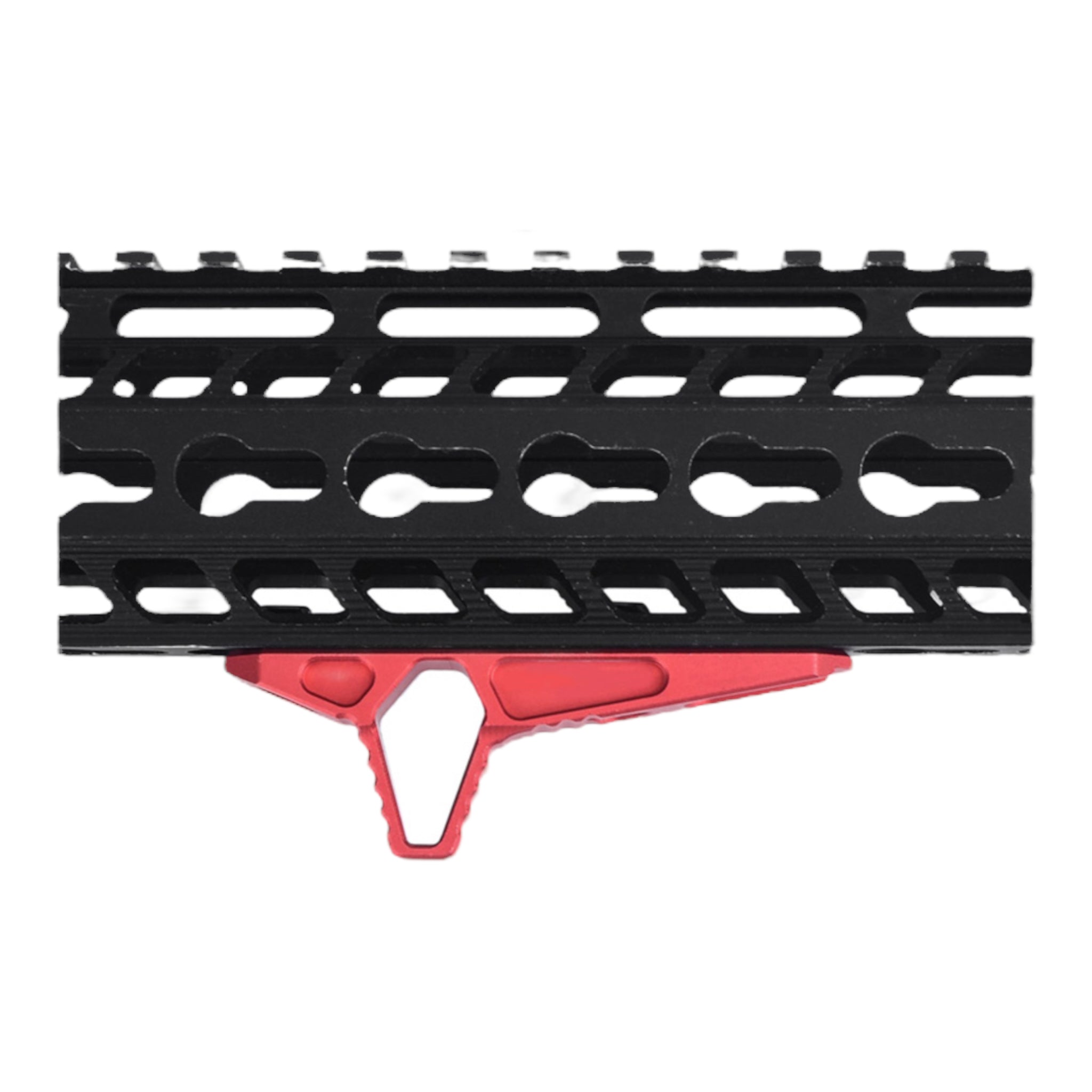 Ranger Armory Angled Hand-Stop for KeyMod and M-LOK (Red) - ssairsoft