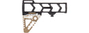 Ranger Armory Skeleton Aluminum Patriot Stock (Gold) - ssairsoft.com