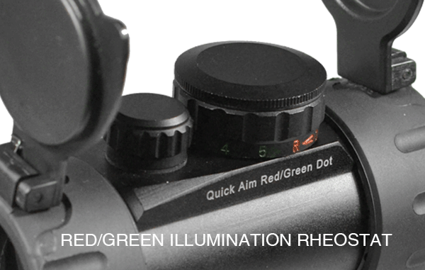UTG® 3.8" ITA Red/Green CQB Dot Sight with Integral Mount - ssairsoft.com