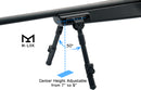 UTG® Recon Flex® II Bipod, 7"-9" Center Height, M-LOK® - ssairsoft