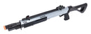 FABARM STF/12 Short Airsoft Spring Shotgun w/ Fixed Stock (GREY + BLACK) - ssairsoft.com