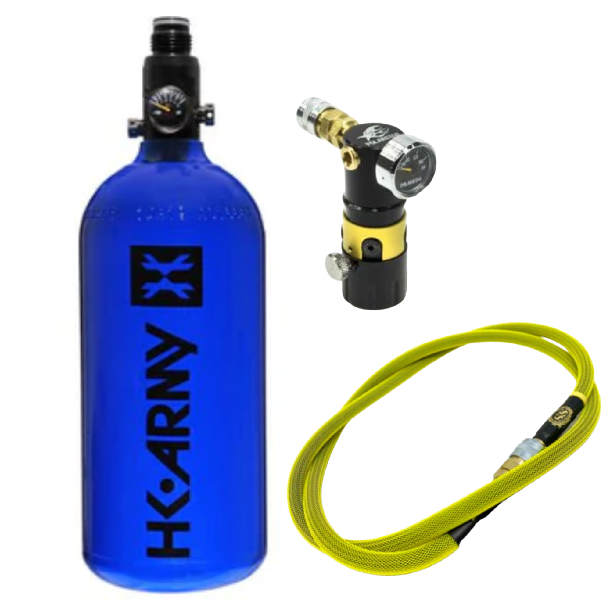 SS Airsoft HPA System Bundle MANY COLORS AVAILABLE (Tank, Line, Regulator) - ssairsoft