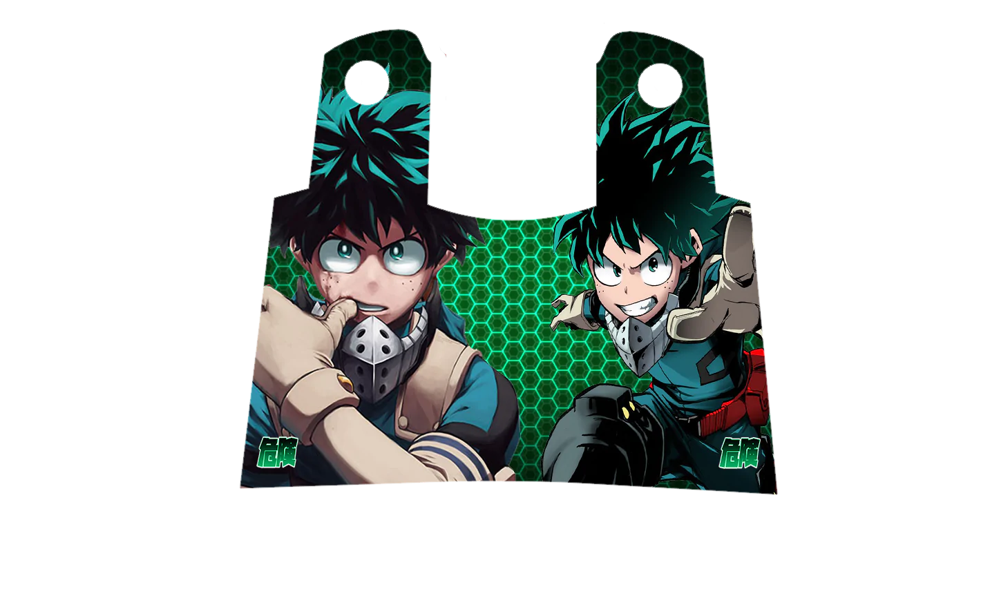 This MHA - Deku grip wrap is perfect for putting on your favorite blaster. Just clean the surface it's going on, peel off the protective backing, and firmly place it down onto the grip. This wrap goes perfectly with our Magazine wraps! 