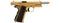 WE Tech 1911 A1 Gold Plated Airsoft Gas Blowback Pistol (GOLD ) - ssairsoft