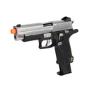 WE-Tech P-Virus Two-Tone Gas Blowback Airsoft Pistol (Color: Black & Silver) - ssairsoft