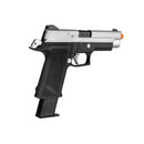 WE-Tech P-Virus Two-Tone Gas Blowback Airsoft Pistol (Color: Black & Silver) - ssairsoft