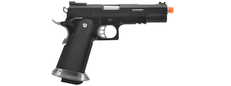 WE Tech 1911 Hi-Capa T-Rex Competition 6" Bl/Sv  GBB - ssairsoft.com