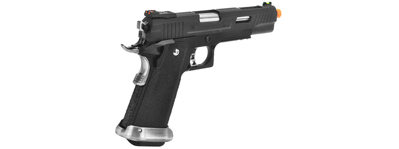 WE Tech 1911 Hi-Capa T-Rex Competition 6" Bl/Sv  GBB - ssairsoft.com