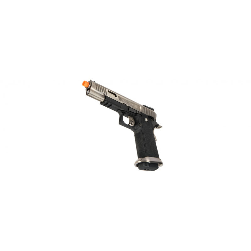 WE Tech Hi-Capa 5.1 "T-Rex" Competiton Gas Blowback Pistol (SILVER - ssairsoft.com