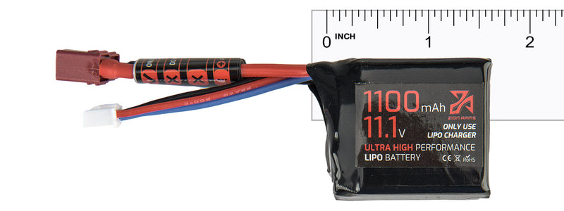 Zion Arms 11.1v 1100mAh Lithium-Ion Brick Type Battery (Deans Connector)