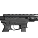 Zion Arms R&D Precision Licensed PW9 Mod 1 Long Rail Airsoft Rifle with Delta Stock (Color: Black) - ssairsoft