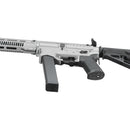 Zion Arms R&D Precision Licensed PW9 Mod 1 Long Rail Airsoft Rifle with Delta Stock - ssairsoft