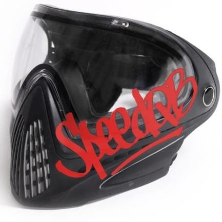 Speed Qb Sticker SPEEDQB HANDSTYLE DECAL – RED | Sticker | SS Airsoft | Atlanta GA