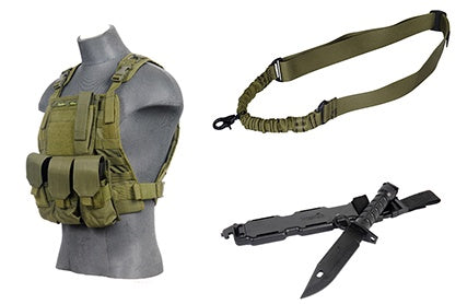 Ultimate Airsoft Milsim Body Gear Package (Green) - ssairsoft.com