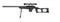 WellFire MK96 Covert Airsoft Sniper Rifle w/ Scope & Bipod (BLACK) - ssairsoft.com
