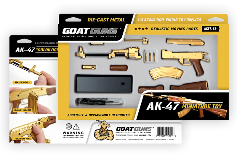 Goat Guns Mini AK47 Gold