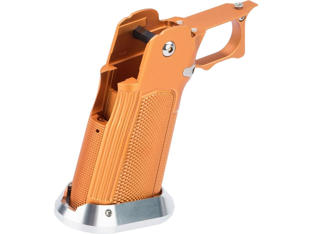 EDGE Custom "MET" Aluminum Grip for Hi-CAPA Orange - ssairsoft.com