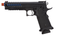 Lancer Tactical Knightshade Hi-Capa Gas Blowback Airsoft Pistol (Color: Black / Blue) - ssairsoft