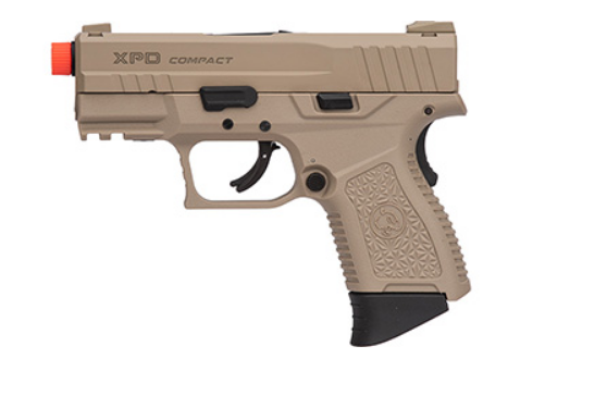 ICS BLE XPD Compact Personal Defender Pistol (Tan) - ssairsoft.com